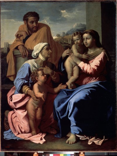The Holy Family with John the Baptist and Saint Elizabeth by Nicolas Poussin