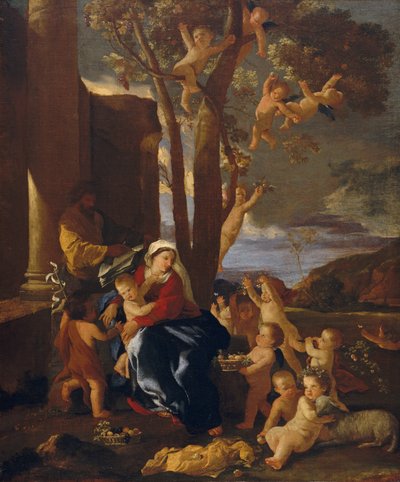 The Holy Family with Saint John the Baptist by Nicolas Poussin