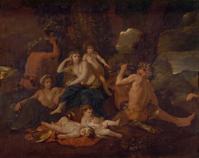 The Infancy of Bacchus by Nicolas Poussin