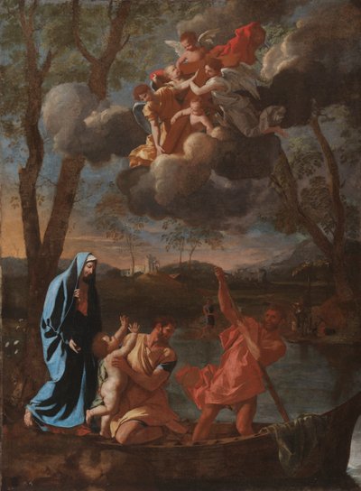 The Return of the Holy Family to Nazareth by Nicolas Poussin