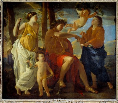 The Inspiration of the Poet by Nicolas Poussin