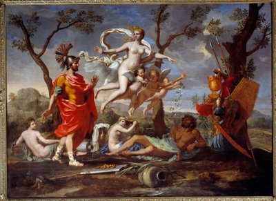 Venus Arming Aeneas by Nicolas Poussin