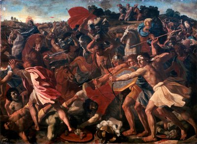 Victory of Joshua over the Amalekites by Nicolas Poussin