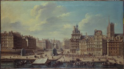 Fête given at the Place de Grève on the occasion of the birth of Princess Marie-Thérèse, daughter of the Dauphin, in July 1746 by Nicolas Raguenet