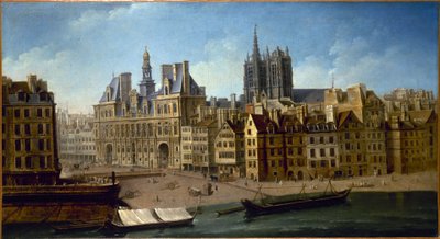 Hôtel de Ville and Place de Grève (now Place de l