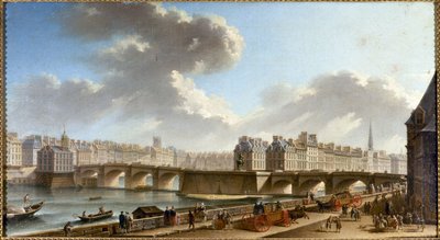 Pont Neuf and the Town Views from the Conti Quay, c.1772 by Nicolas Raguenet