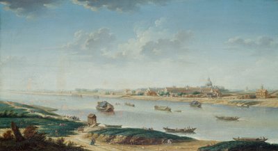 The Salpêtrière seen from la Rapee by Nicolas Raguenet