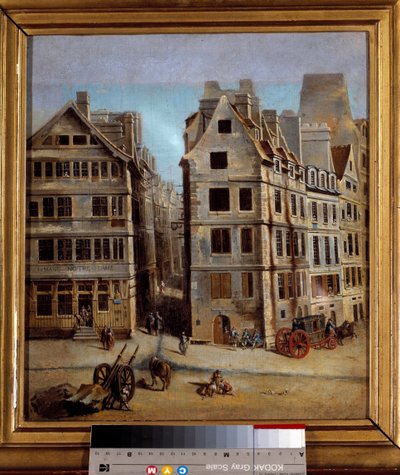 The cabaret View of an alley and the activity of a town in the 18th century by Nicolas Raguenet