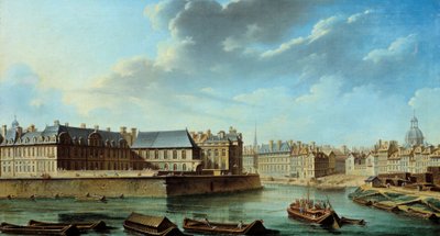 The Eastern Tip of Ile Saint Louis with the Hotel of Bretonvilliers and the Hotel Lambert by Nicolas Raguenet