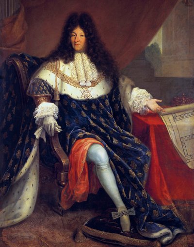 Louis XIV Showing the Royal House of Saint Cyr by Nicolas Rene Jollain