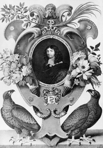 Portrait of Jean-Baptiste Colbert, engraving by Nicolas Robert by Nicolas Robert