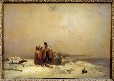 Episode of the Russian Retreat Napoleonic War (1812) by Nicolas Toussaint Charlet