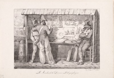 The Lithograph Seller by Nicolas Toussaint Charlet