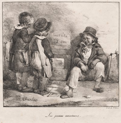 Sketch Book for the Use of Small Children: The Young Amateurs by Nicolas Toussaint Charlet