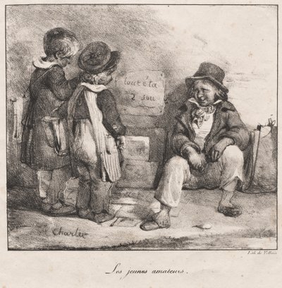 Sketch Book for the Use of Small Children: The Young Amateurs by Nicolas Toussaint Charlet