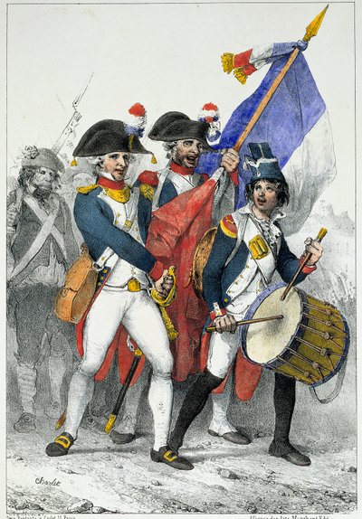 The Homeland in Danger: Volunteers of the First Republic Leaving for War by Nicolas Toussaint Charlet