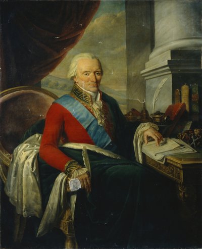 Portrait of Prince Mikhail Mikhailovich Shcherbatov by Nicolas de Courteille