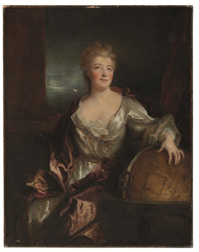 Portrait of Gabrielle-Émilie le Tonnelier de Breteuil, Marquise du Châtelet by Nicolas de Largillière