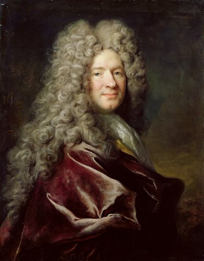 Portrait of a Man Wearing a Violet Robe by Nicolas de Largillière