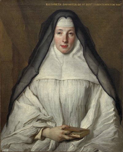Elizabeth Throckmorton, Canoness of the Order of the Dames Augustines Anglaises by Nicolas de Largillière