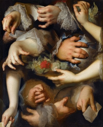 Study of Hands. Around 1715 by Nicolas de Largillière