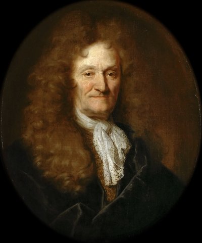 Portrait of Jean de La Fontaine by Nicolas de Largillière