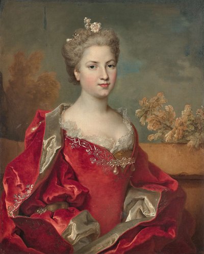 Portrait of Louise de Rohan, Duchess of Montbazon, 1725-1730 by Nicolas de Largillière