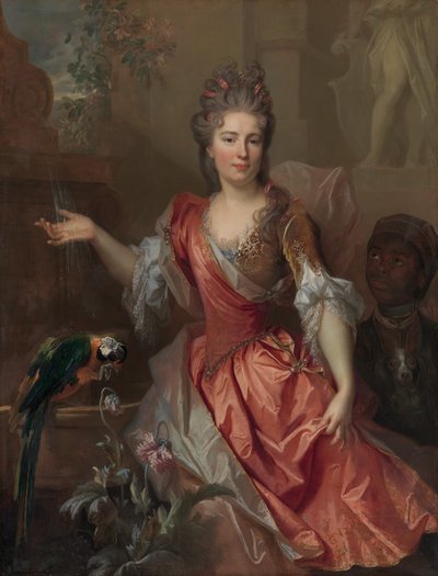 Portrait of a Woman, Possibly Madame Claude Lambert de Thorigny by Nicolas de Largillière