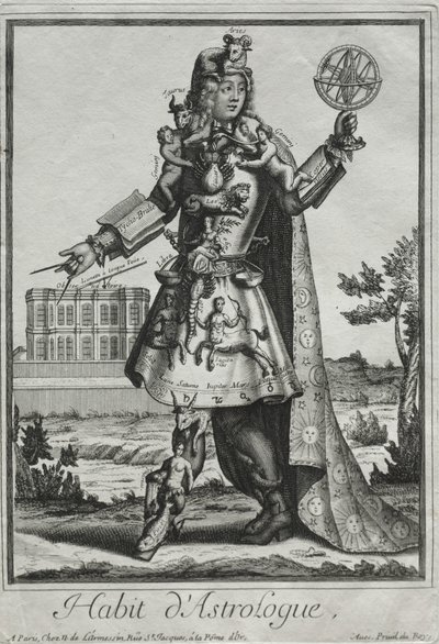 Fanciful Costumes: Costume of the Astrologer by Nicolas de Larmessin II