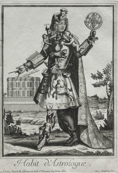 Fanciful Costumes: Costume of the Astrologer, c. 1690 by Nicolas de Larmessin II
