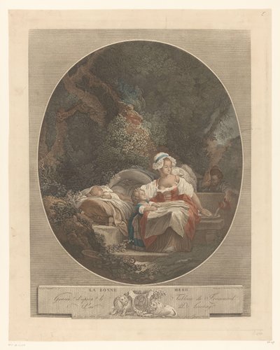 Mother with Children in a Landscape by Nicolas de Launay (goudsmid)