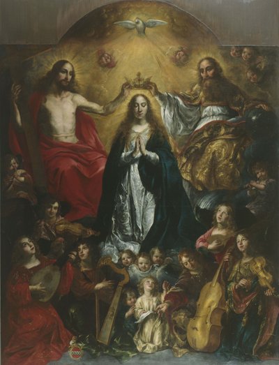 The Crowning of Maria by Nicolas de Liemaker