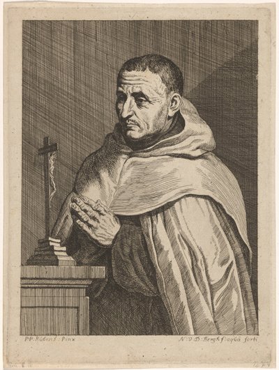 Portrait of a Carmelite by Nicolas van den Bergh