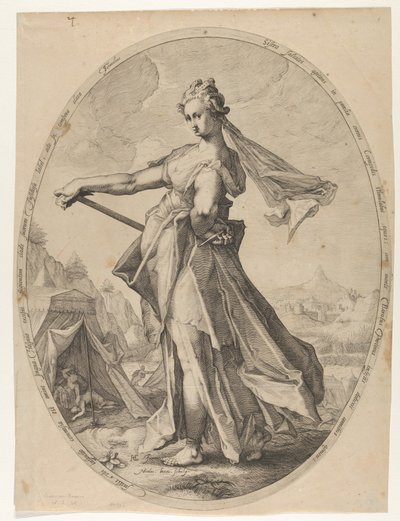 Jahel from Heroes and Heroines of the Old Testament by Nicolaus Braeu