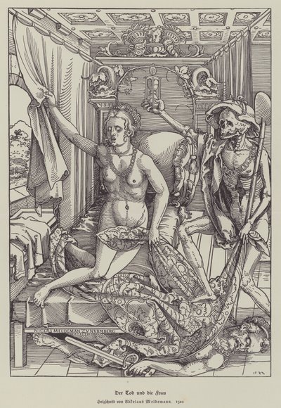 Death and the Woman by Nicolaus Meldemann