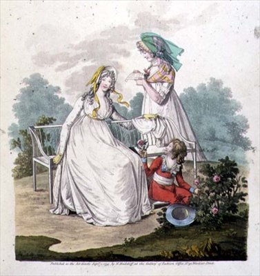 Boy in breeches and crinoline dresses from 