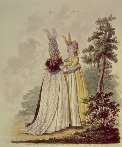 Walking dresses from N. Heideloff