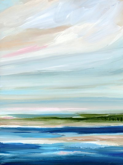 Soft Horizon Seascape by Nicole Walsh