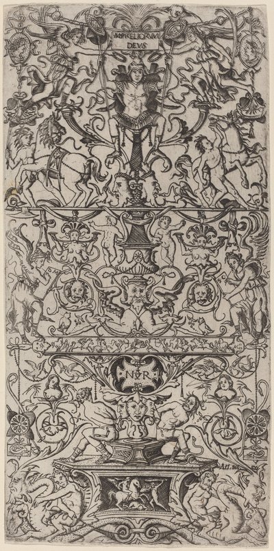 Ornament Panel: Mars, God of Battles by Nicoletto da Modena