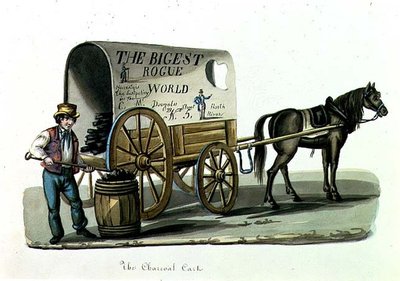 The Charcoal Cart by Nicolino Calyo