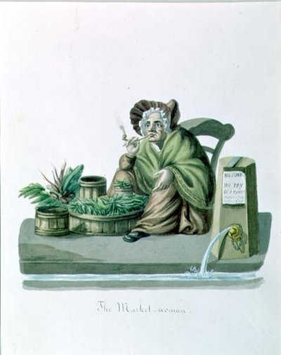 The Market Woman by Nicolino Calyo