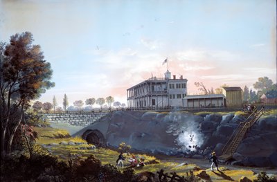 View of the Tunnel of the Harlem Railroad by Nicolino Calyo