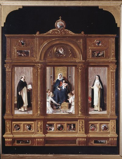 Virgin of the Rosary by Nicolo Barabino