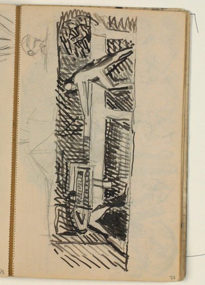 Figure Composition - Draft for Relief on Various Crafts? by Niels Larsen Stevns