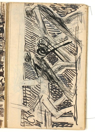 Figure Composition - Draft for Relief on Various Crafts? by Niels Larsen Stevns