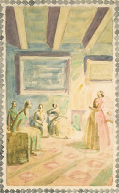 Jenny Lind Singing in Weimar for the Grand Duke