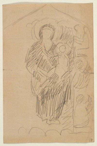 Copy of the Crowned Mary with Child by Niels Larsen Stevns