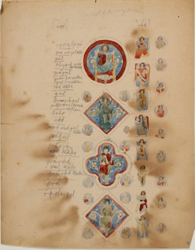 Copies of Early Christian Mosaics, with Notes on Colors by Niels Larsen Stevns