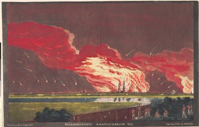 "The Most Terrible Night of the Bombardment. Copenhagen, September 4-5, 1807" by Niels Truslew