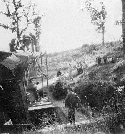 Big Bertha, the German Gun that Shelled Paris, World War I, c. 1918 by Nightingale and Co